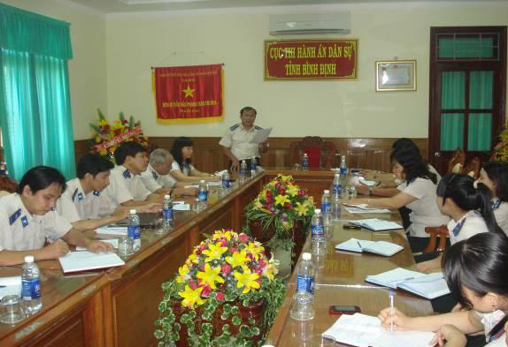 Chi bộ Cục Thi hành án dân sự tỉnh Bình Định tổng kết 04 năm “Học tập và làm theo tấm gương đạo đức Hồ Chí Minh”
