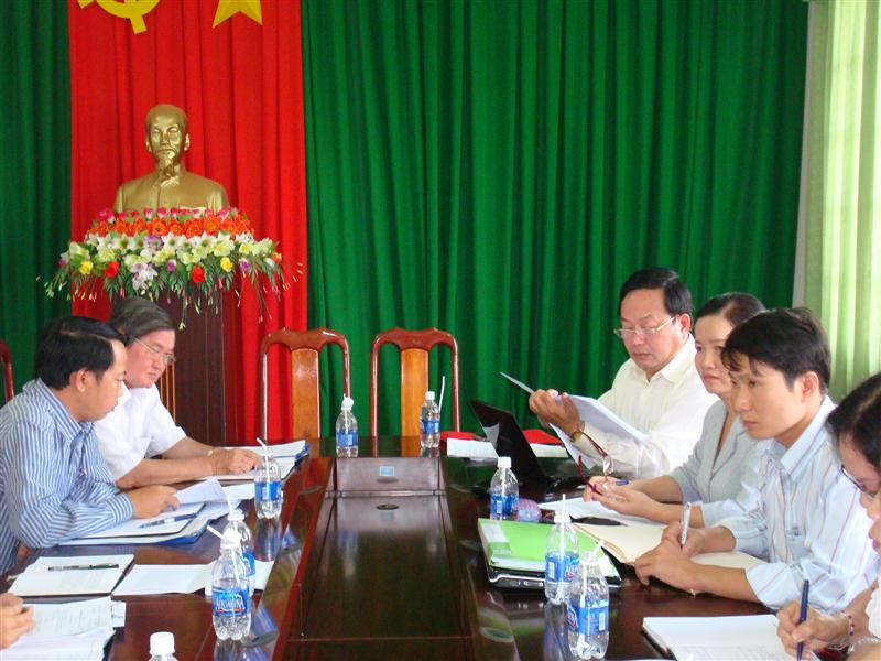 Đoàn công tác Cơ quan đại diện Bộ Tư pháp làm việc tại Đắc Nông, Ninh Thuận
