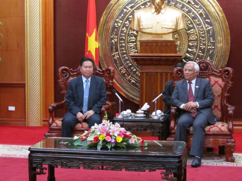 Đoàn Đại biểu cấp cao Bộ Tư pháp Lào: Chào xã giao Phó Chủ tịch Quốc hội Uông Chu Lưu và thăm Học viện Hành chính Chính trị Quốc gia Hồ Chí Minh