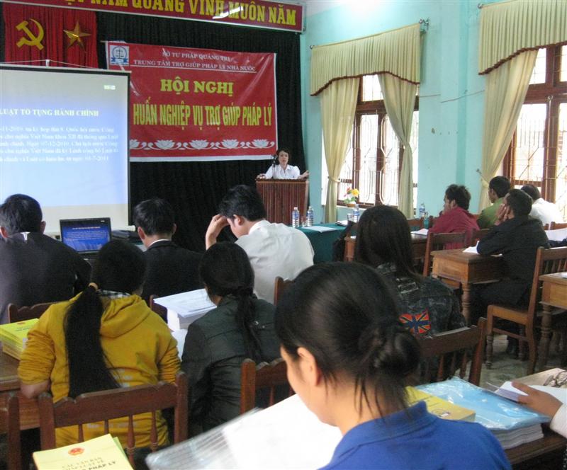 Quảng Trị: Tập huấn nghiệp vụ trợ giúp pháp lý