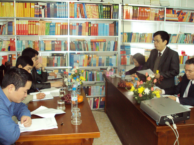 Hội nghị cán bộ - viên chức Nhà xuất bản Tư pháp năm 2010