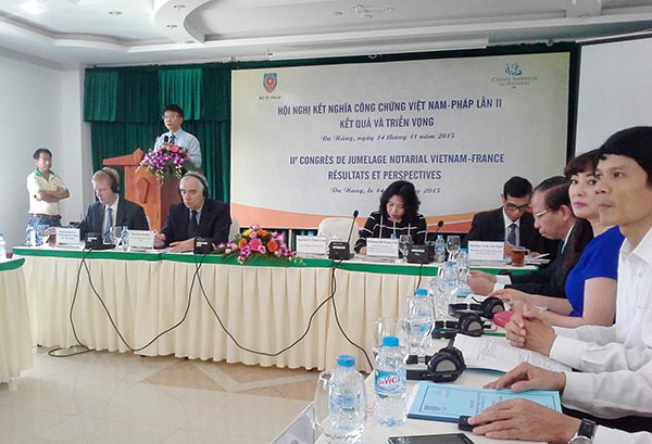 Bộ Tư pháp tổ chức hội nghị kết nghĩa công chứng Việt Nam - Pháp lần 2