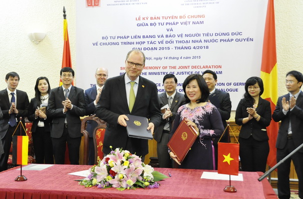 Việt Nam – Đức: Tiếp tục hợp tác trong lĩnh vực pháp luật và tư pháp