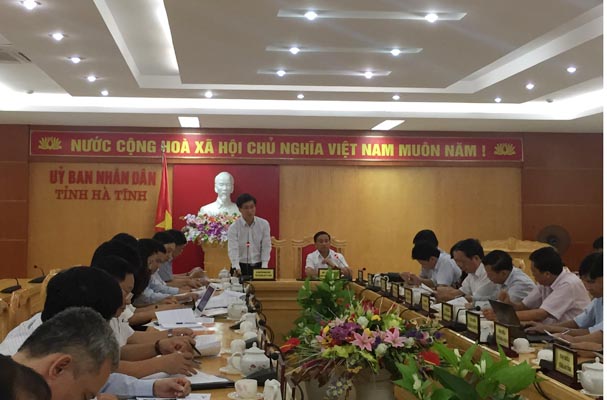 Đoàn công tác của Bộ Tư pháp làm việc tại tỉnh Hà Tĩnh