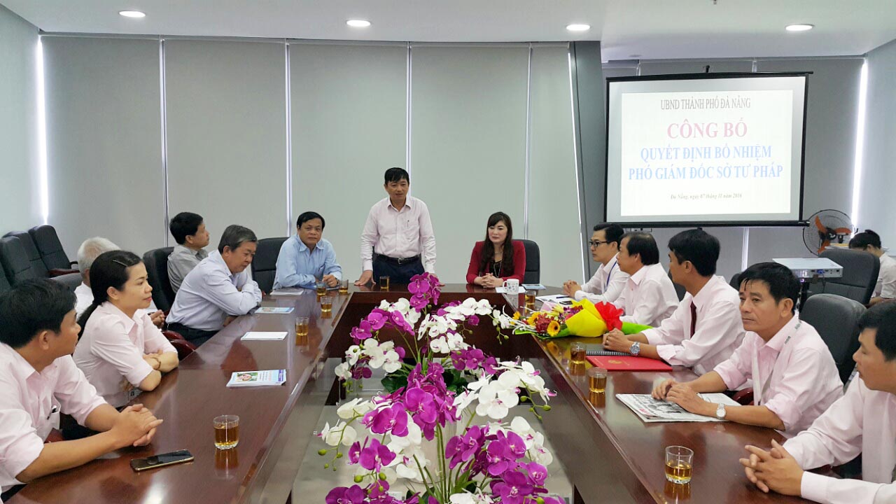 Đà Nẵng: Công bố Quyết định bổ nhiệm Phó Giám đốc Sở Tư pháp