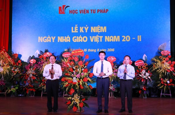Học viện Tư pháp: Lễ kỷ niệm chào mừng Ngày Nhà giáo Việt Nam 20-11