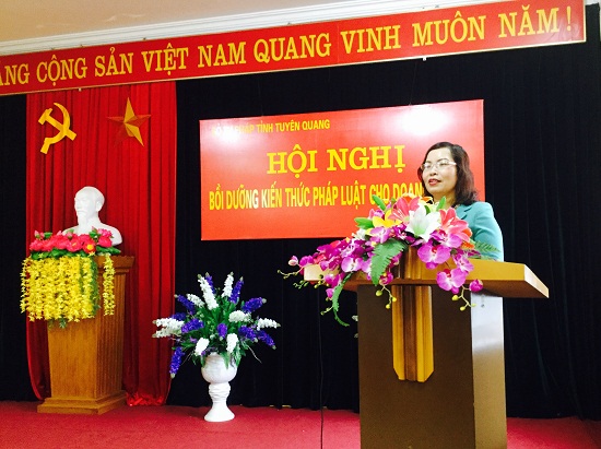 Sở Tư pháp Tuyên Quang: Tổ chức Hội nghị bồi dưỡng kiến thức pháp luật cho doanh nghiệp