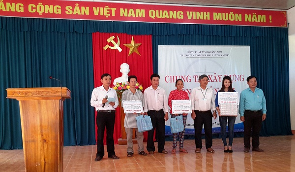 Quảng Nam: Trợ giúp pháp lý chung tay xây dựng nông thôn mới năm 2016