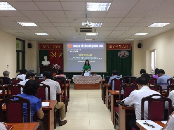 Sở Tư pháp Bắc Giang tổ chức đối thoại với doanh nghiệp về thủ tục hành chính trong lĩnh vực tư pháp