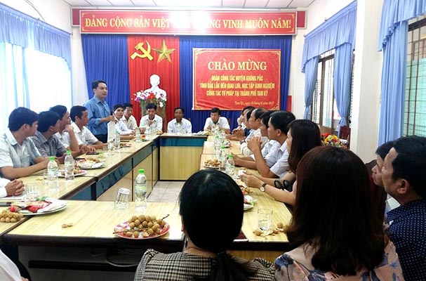 STP Quảng Nam: Làm việc với Đoàn công tác huyện Krông Pắc, tỉnh Đắk Lắk
