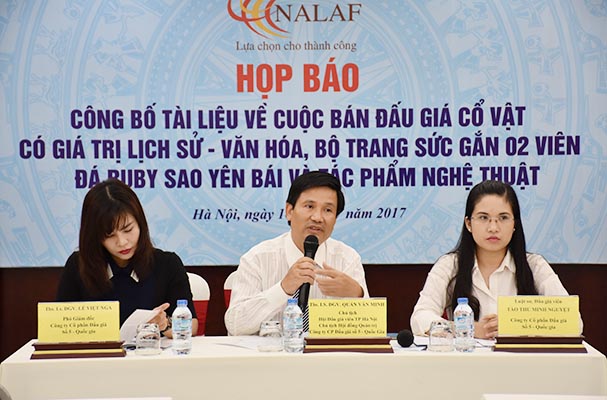 Lần đầu tiên UBND thành phố Hà Nội cho phép bán đấu giá cổ vật