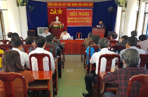 Sở Tư pháp tỉnh Kon Tum tổ chức Hội nghị triển khai công tác tư pháp năm 2018