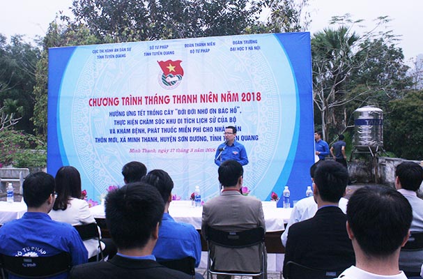 Đoàn Thanh niên Bộ tổ chức thành công Chương trình Tháng Thanh niên 2018 tại tỉnh Tuyên Quang