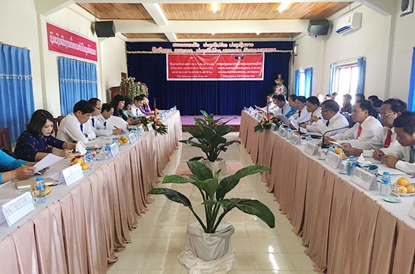 Sở Tư pháp tỉnh Nghệ An  làm việc với Sở Tư pháp tỉnh Xiêng Khoảng (Lào)