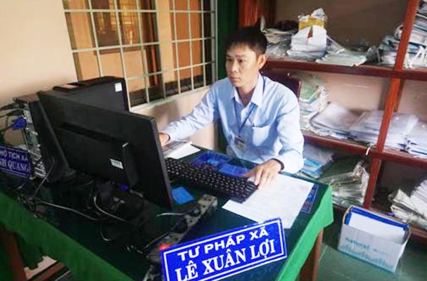 Bình Định: Hoàn thành việc trang bị máy vi tính cho công chức Tư pháp - Hộ tịch của 159 xã