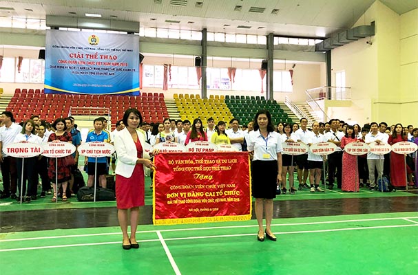 Công đoàn Bộ Tư pháp tham gia Giải thể thao  Công đoàn Viên chức Việt Nam năm 2018