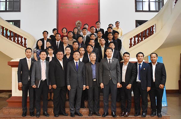 Triển khai hiệu quả Dự án “Hỗ trợ Học viện Tư pháp quốc gia Lào”