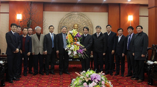 Bộ trưởng Bộ Tư pháp Hà Hùng Cường thăm và chúc Tết tỉnh Phú Thọ