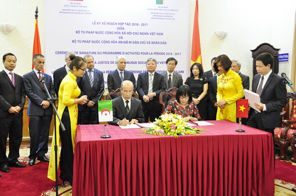 Enhancing the legal and judicial cooperation between Vietnam and Algeria
