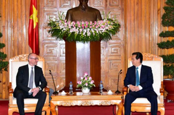 Prime Minister Nguyen Tan Dung received Slovakian Minister of Justice