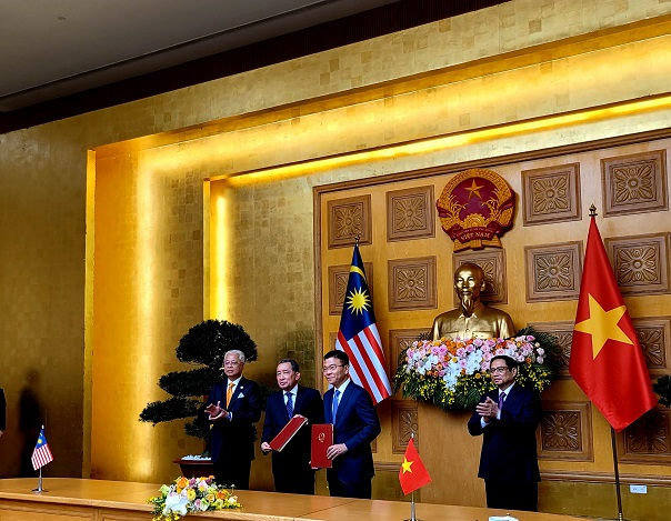 Exchange of the Memorandum of Understanding on justice and legal affairs cooperation between Viet Nam and Malaysia