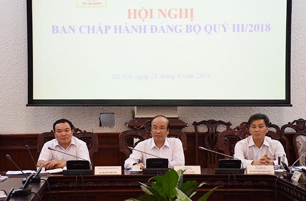 Hội nghị Ban Chấp hành Đảng bộ Bộ Tư pháp quý III/2018