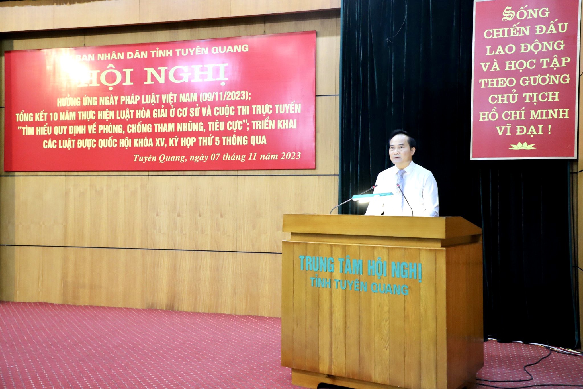 Tuyên Quang: Tổ chức Hội nghị hưởng ứng Ngày Pháp luật nước Cộng hòa xã hội chủ nghĩa Việt Nam năm 2023