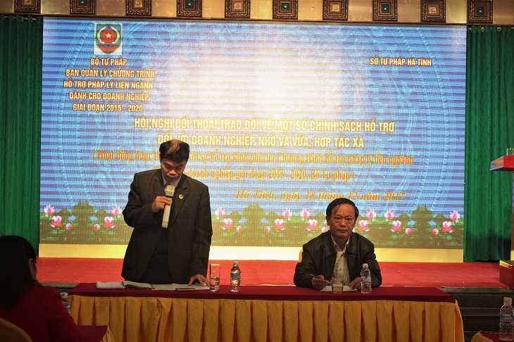 HỘI NGHỊ ĐỐI THOẠI TRAO ĐỔI MỘT SỐ CHÍNH SÁCH HỖ TRỢ DOANH NGHIỆP NHỎ VÀ VỪA; HỢP TÁC XÃ