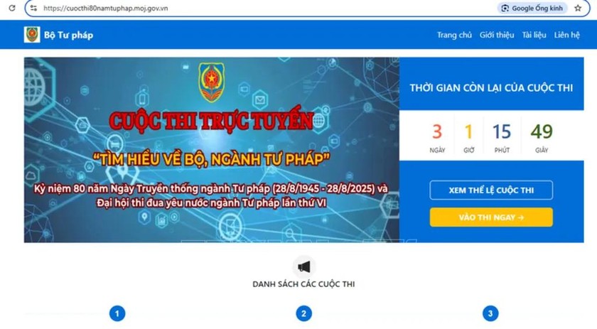 ​Cuộc thi trực tuyến 