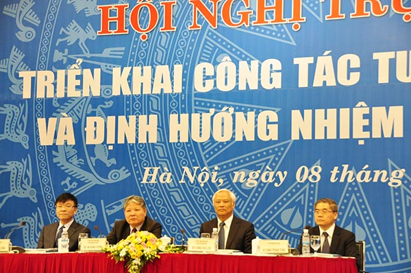 Hội nghị trực tuyến triển khai công tác tư pháp năm 2016, định hướng nhiệm kỳ 2016-2020 