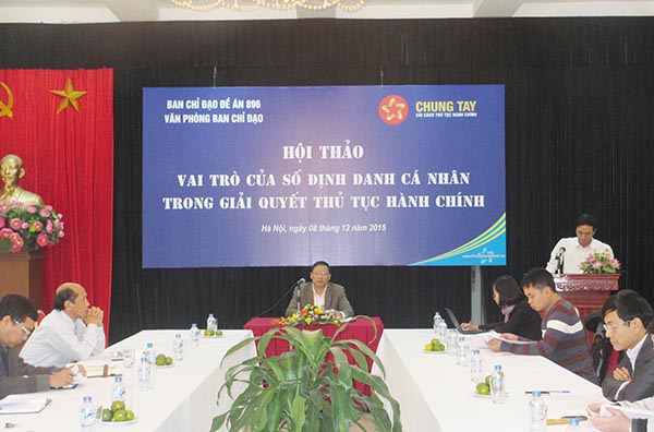 Hội thảo “Vai trò của số định danh cá nhân trong giải quyết thủ tục hành chính”