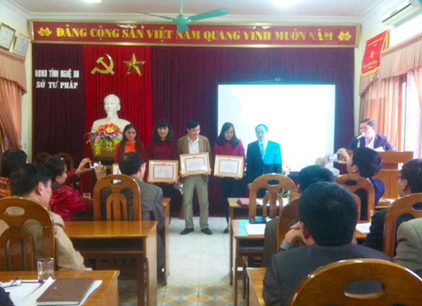 Đảng Bộ Sở Tư pháp Nghệ An: Tổng kết công tác Đảng năm 2015, triển khai nhiệm vụ năm 2016