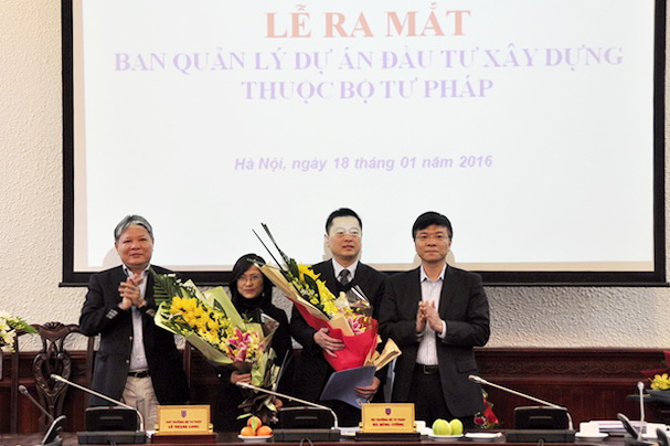Bộ Tư pháp ra mắt Ban Quản lý dự án đầu tư xây dựng