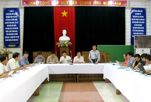 Đoàn kiểm tra liên ngành của UBQG phòng chống AIDS và tệ nạn ma túy, mại dâm kiểm tra thực tế tại TX Cẩm Phả
