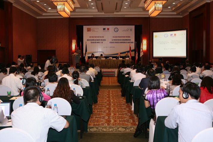 Khai mạc Hội thảo Pháp ngữ khu vực “Bảo vệ quyền lợi người tiêu dùng: Từ hai góc nhìn Á - Âu”