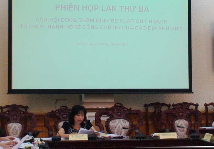 Phiên họp lần thứ 3 của Hội đồng Thẩm định đề xuất tổ chức hành nghề công chứng của các địa phương
