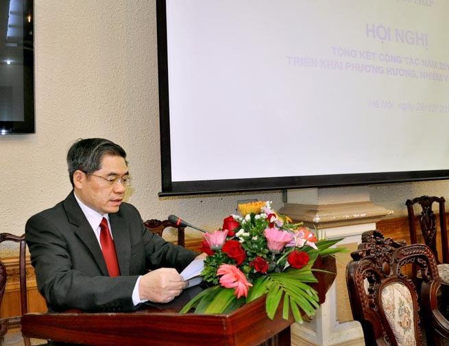 Hội nghị tổng kết công tác Đảng năm 2011, triển khai phương hướng, nhiệm vụ năm 2012