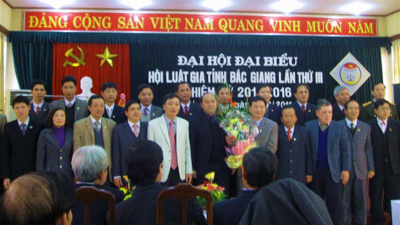 Hội luật gia tỉnh Bắc Giang tổ chức thành công Đại  hội lần thứ ba nhiệm kỳ 2011-2016