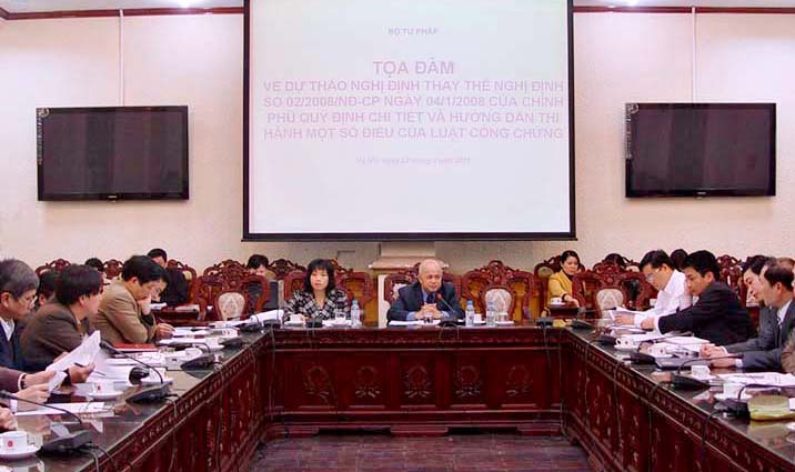 Tọa đàm về Dự thảo Nghị định thay thế Nghị định số 02/2008/NĐ-CP