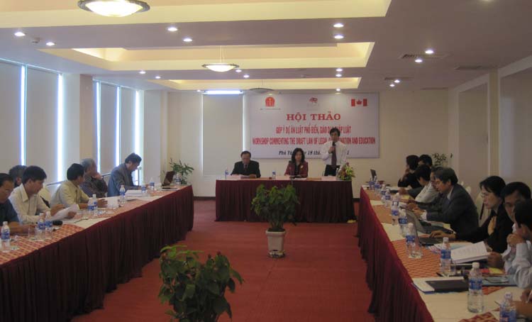 Hội thảo Lấy ý kiến dự thảo Luật Phổ biến, giáo dục pháp luật