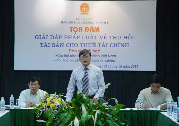 Tọa đàm: "Giải đáp pháp luật về thu hồi tài sản cho thuê tài chính"