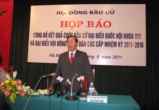 Công bố 500 đại biểu Quốc hội khóa mới