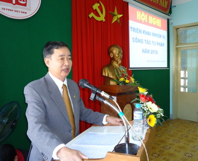 Sở Tư pháp Đắk Lắk tổ chức Hội nghị triển khai công tác Tư pháp năm 2012