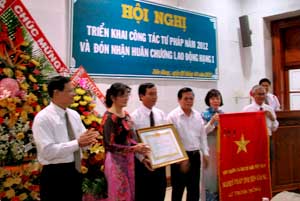Hội nghị triển khai công tác Tư pháp năm 2012 của ngành Tư pháp tỉnh Tiền Giang