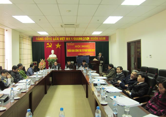 Lai Châu triển khai công tác tư pháp năm 2012