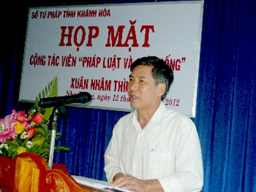 Sở Tư pháp Khánh Hòa: Gặp mặt Cộng tác viên bản tin “Pháp luật và Cuộc sống”