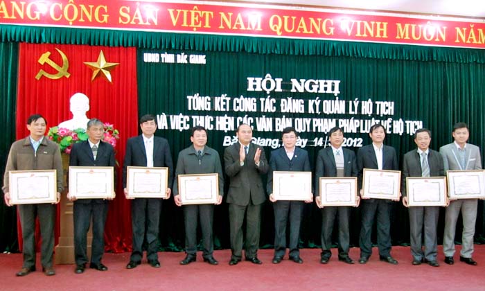 Bắc Giang: Hội nghị tổng kết công tác đăng ký, quản lý hộ tịch và việc thực hiện các VBQPPL về hộ tịch trên địa bàn tỉnh