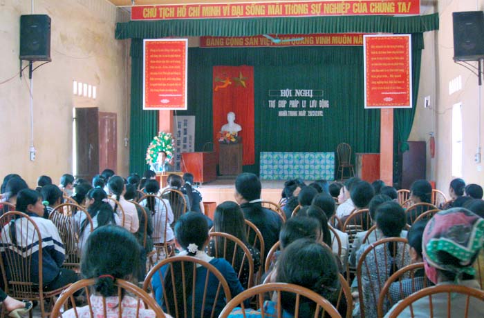 Bắc Giang: Trợ giúp pháp lý lưu động cho các hội viên Hội Phụ nữ tại cơ sở