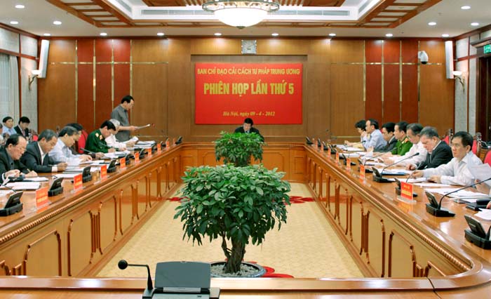 Phiên họp lần thứ 5 Ban Chỉ đạo Cải cách tư pháp Trung ương: Để có “nền tư pháp gần dân”