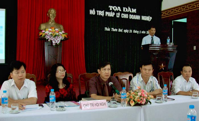 Thừa Thiên Huế tổ chức Tọa đàm hỗ trợ pháp lý cho doanh nghiệp
